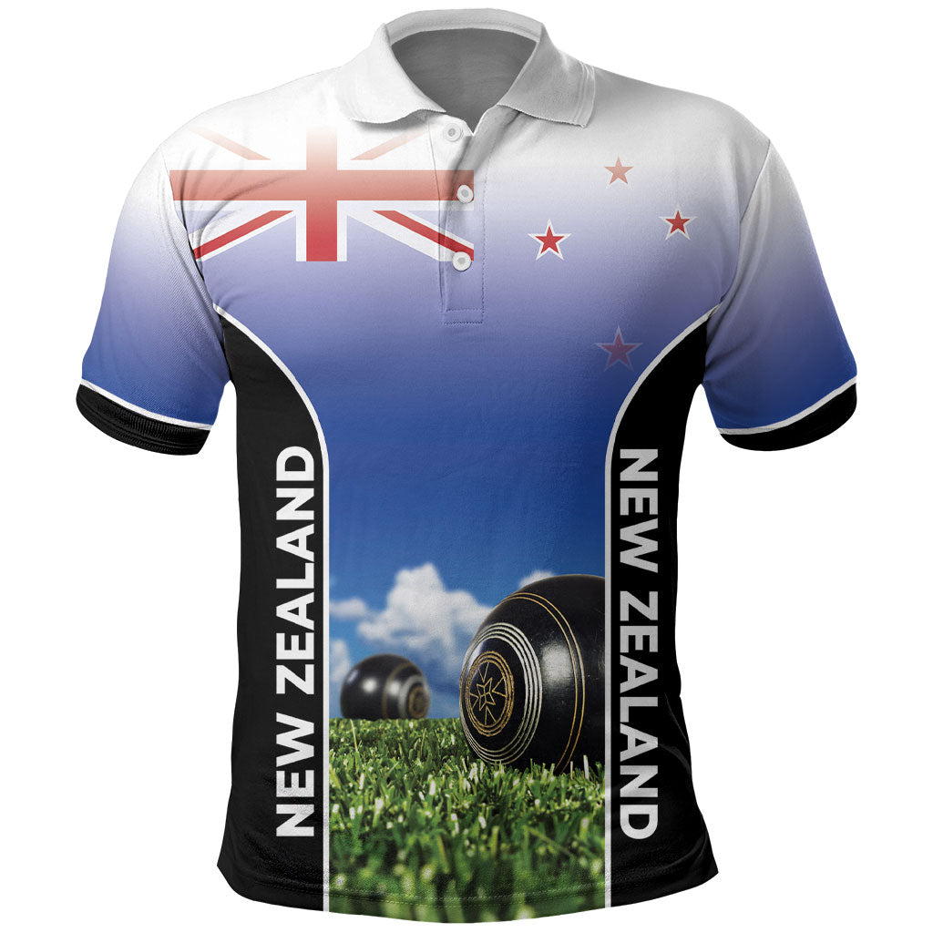 Custom New Zealand Lawn Bowls Polo Shirt Unique Style