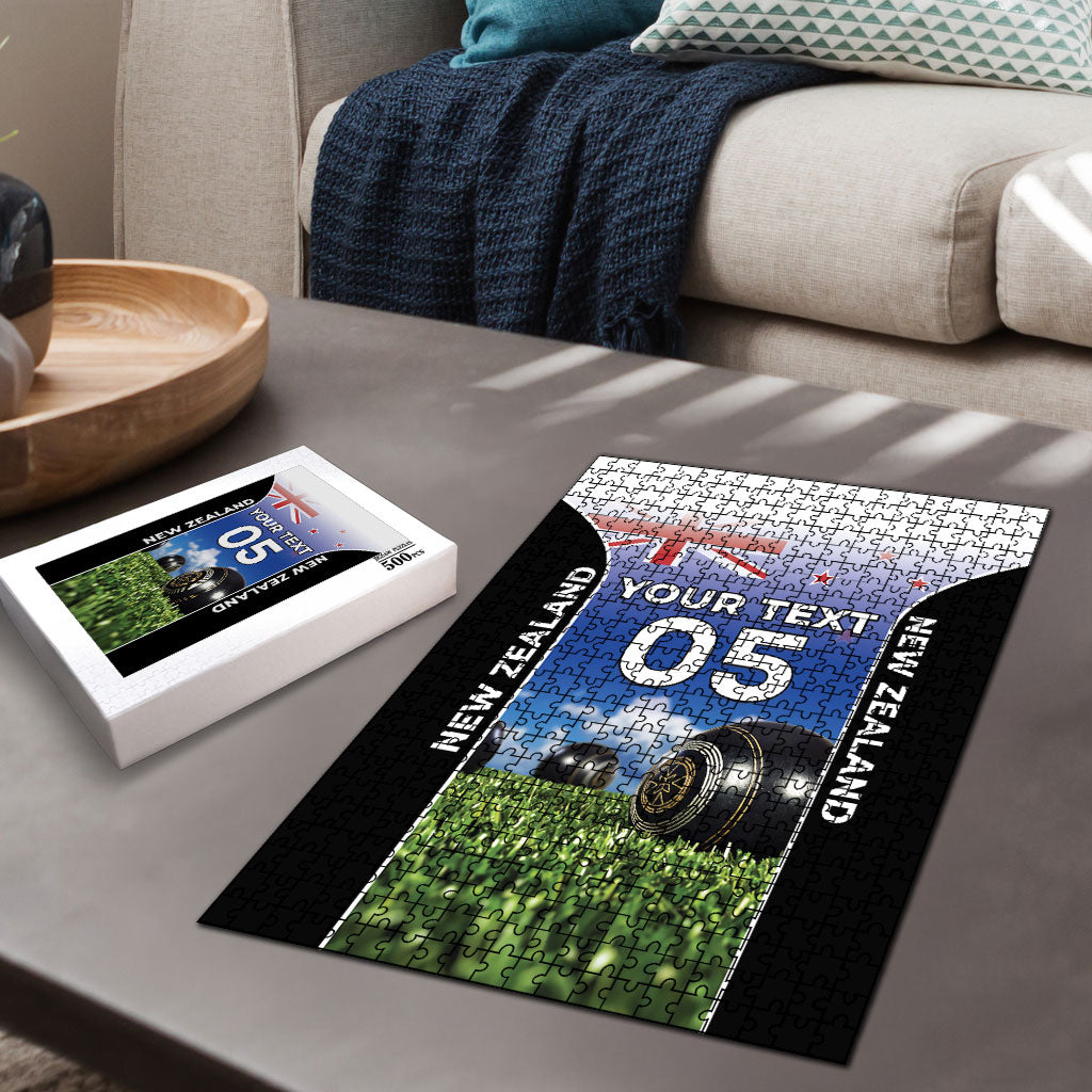 Custom New Zealand Lawn Bowls Puzzle Unique Style