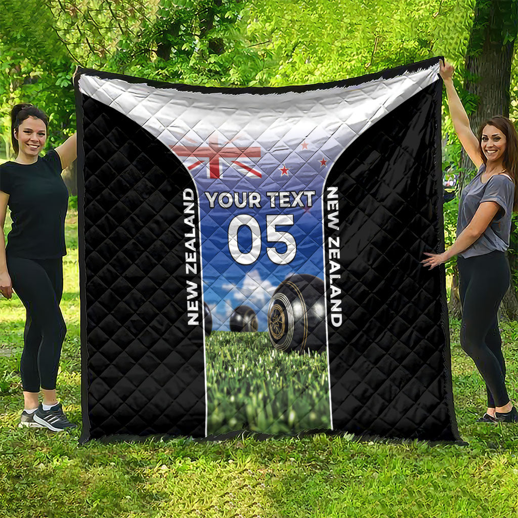 Custom New Zealand Lawn Bowls Quilt Unique Style
