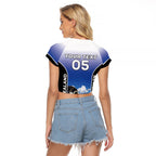 Custom New Zealand Lawn Bowls Raglan Cropped T Shirt Unique Style