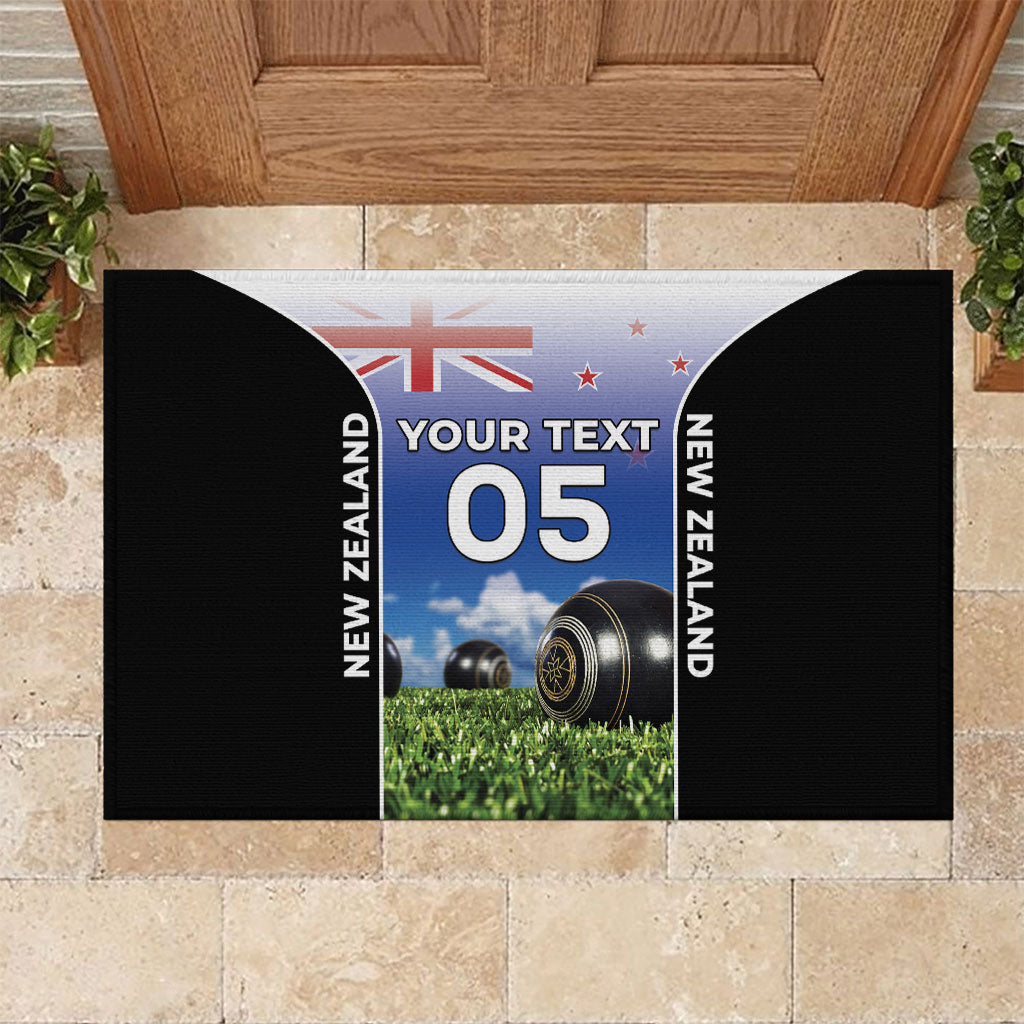 Custom New Zealand Lawn Bowls Rubber Doormat Unique Style