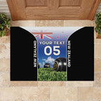 Custom New Zealand Lawn Bowls Rubber Doormat Unique Style