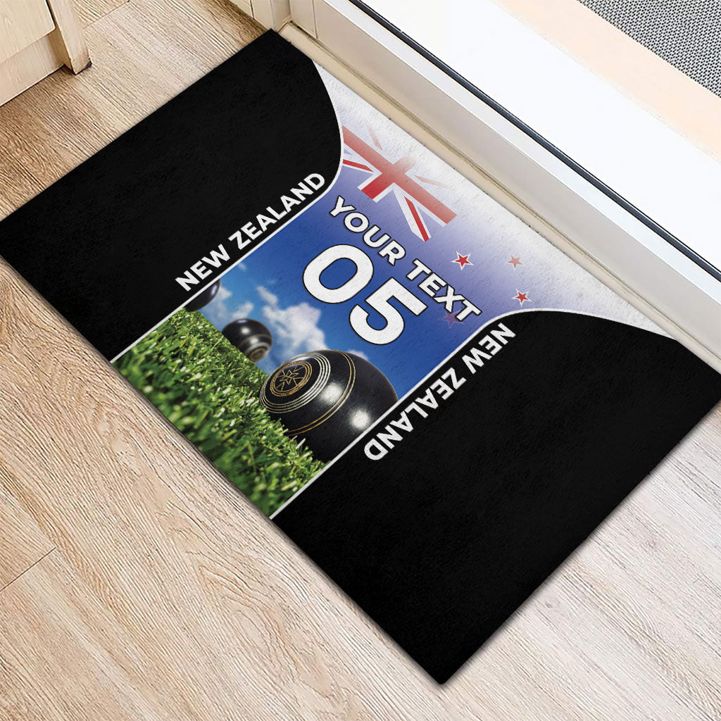 Custom New Zealand Lawn Bowls Rubber Doormat Unique Style