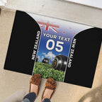 Custom New Zealand Lawn Bowls Rubber Doormat Unique Style