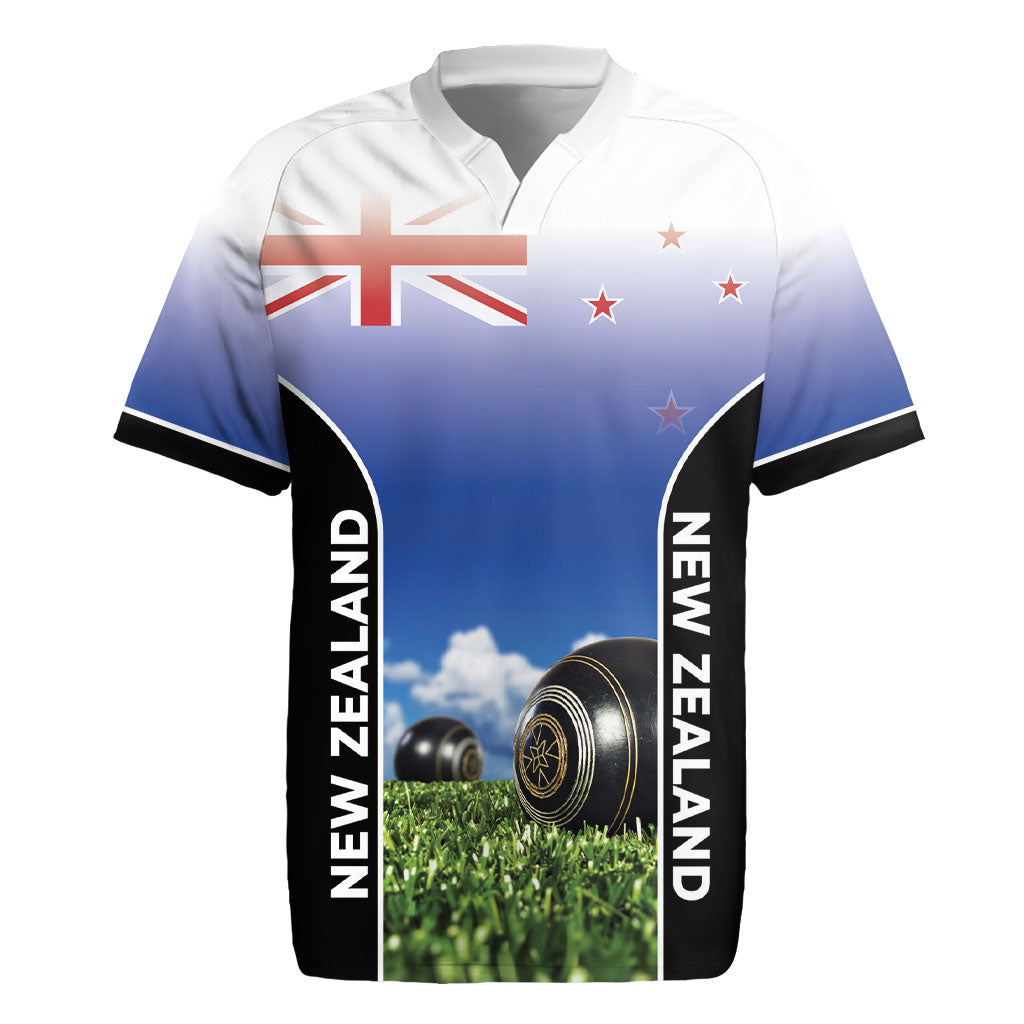 Custom New Zealand Lawn Bowls Rugby Jersey Unique Style
