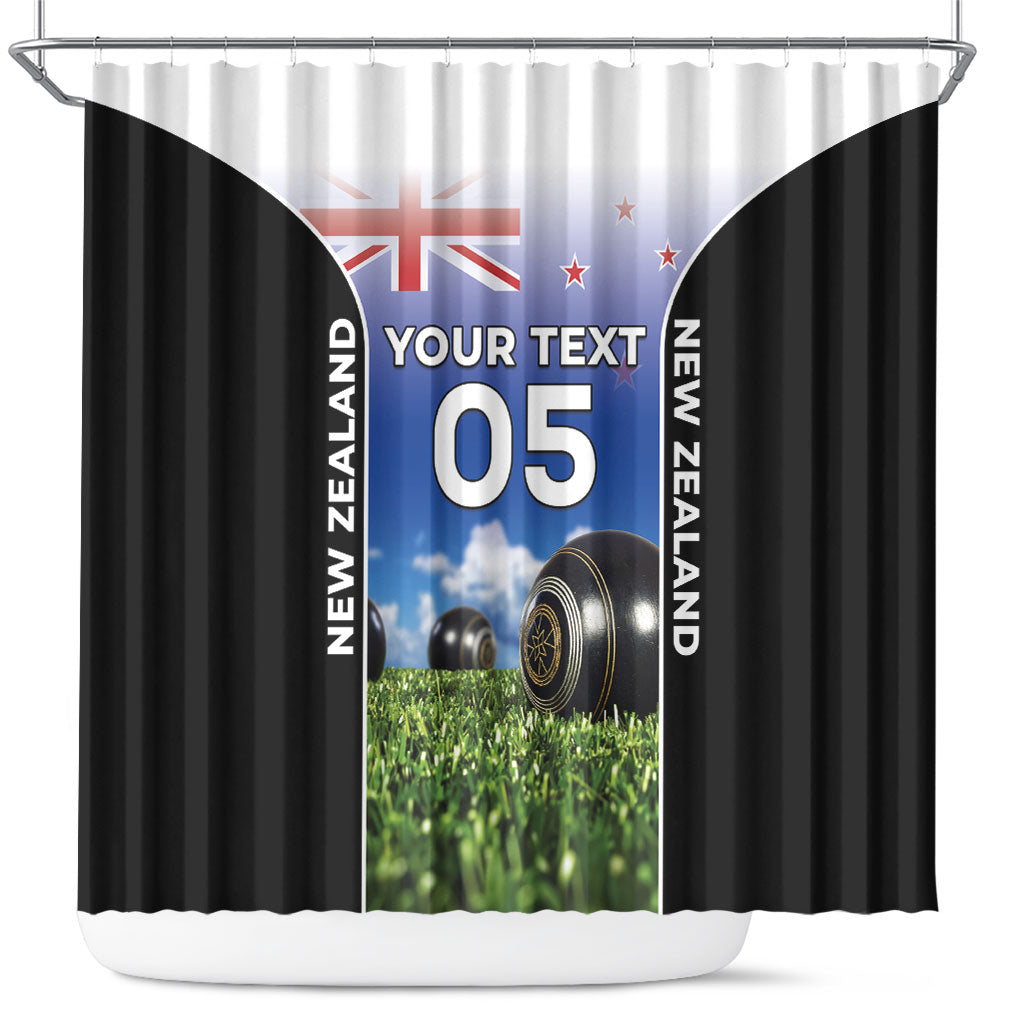 Custom New Zealand Lawn Bowls Shower Curtain Unique Style
