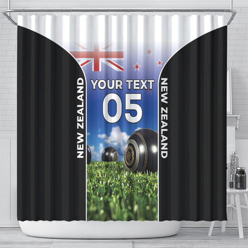 Custom New Zealand Lawn Bowls Shower Curtain Unique Style