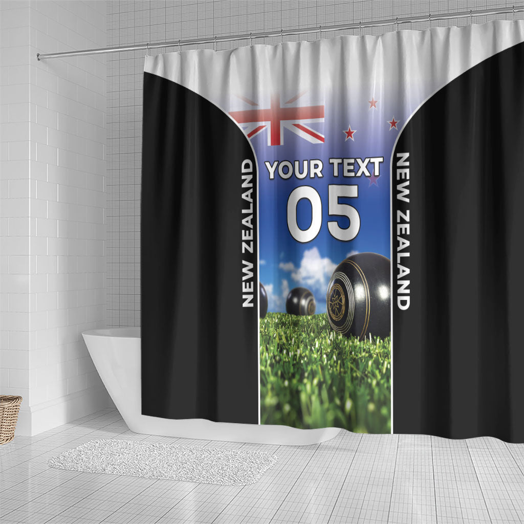 Custom New Zealand Lawn Bowls Shower Curtain Unique Style