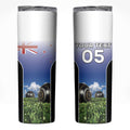 Custom New Zealand Lawn Bowls Skinny Tumbler Unique Style