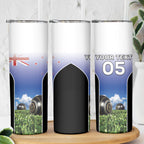 Custom New Zealand Lawn Bowls Skinny Tumbler Unique Style