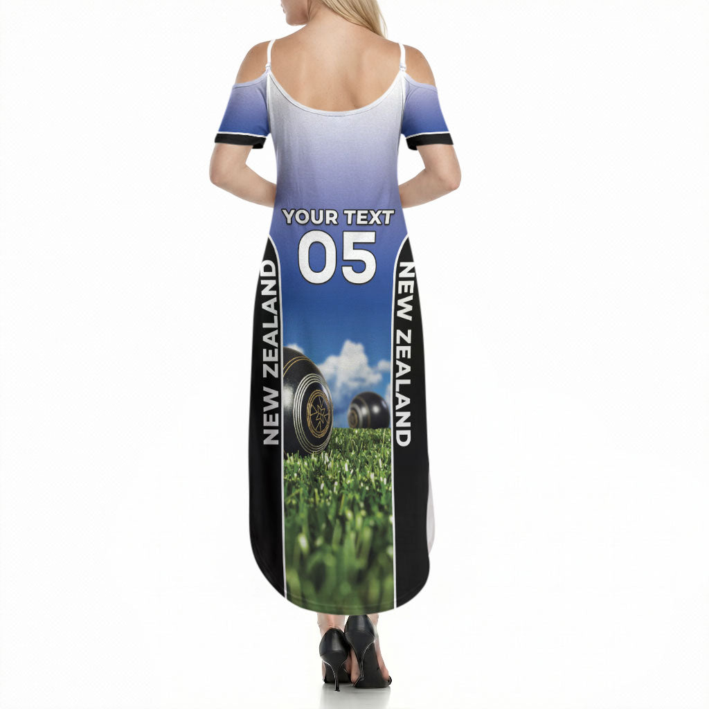 Custom New Zealand Lawn Bowls Summer Maxi Dress Unique Style