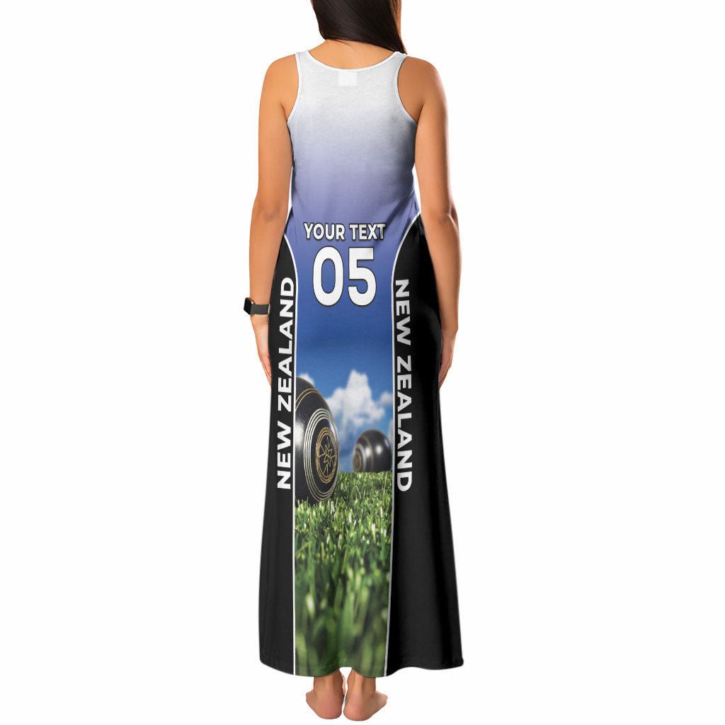 Custom New Zealand Lawn Bowls Tank Maxi Dress Unique Style