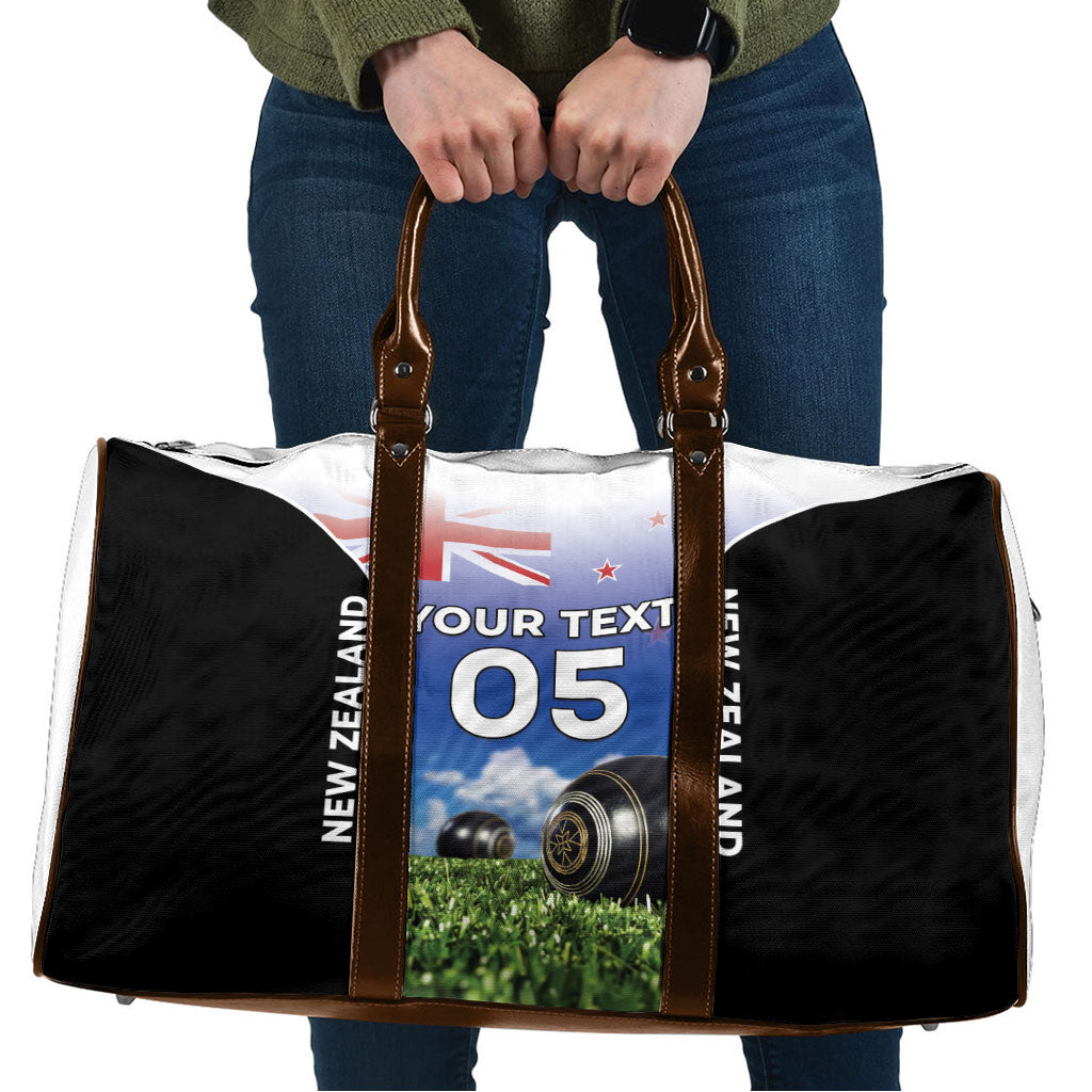 Custom New Zealand Lawn Bowls Travel Bag Unique Style