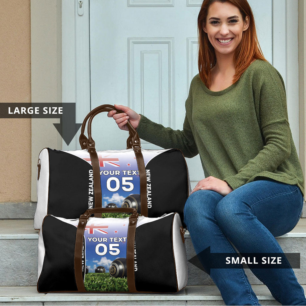 Custom New Zealand Lawn Bowls Travel Bag Unique Style