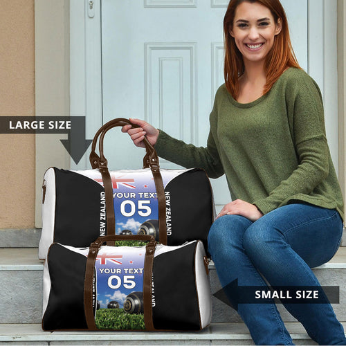 Custom New Zealand Lawn Bowls Travel Bag Unique Style