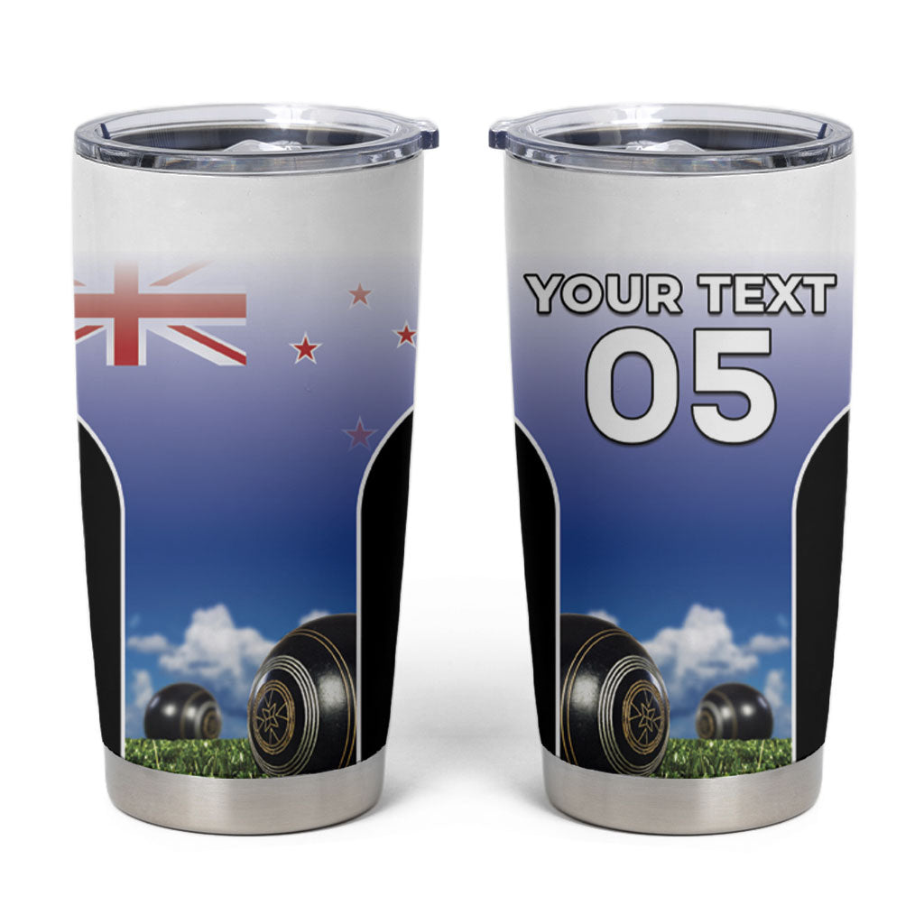 Custom New Zealand Lawn Bowls Tumbler Cup Unique Style