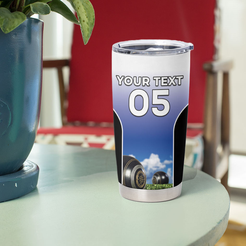 Custom New Zealand Lawn Bowls Tumbler Cup Unique Style