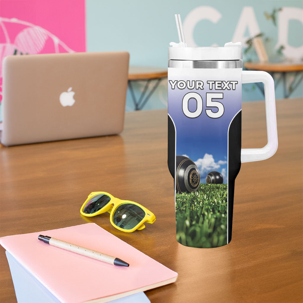 Custom New Zealand Lawn Bowls Tumbler With Handle Unique Style