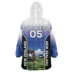 Custom New Zealand Lawn Bowls Wearable Blanket Hoodie Unique Style