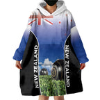 Custom New Zealand Lawn Bowls Wearable Blanket Hoodie Unique Style