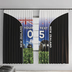 Custom New Zealand Lawn Bowls Window Curtain Unique Style