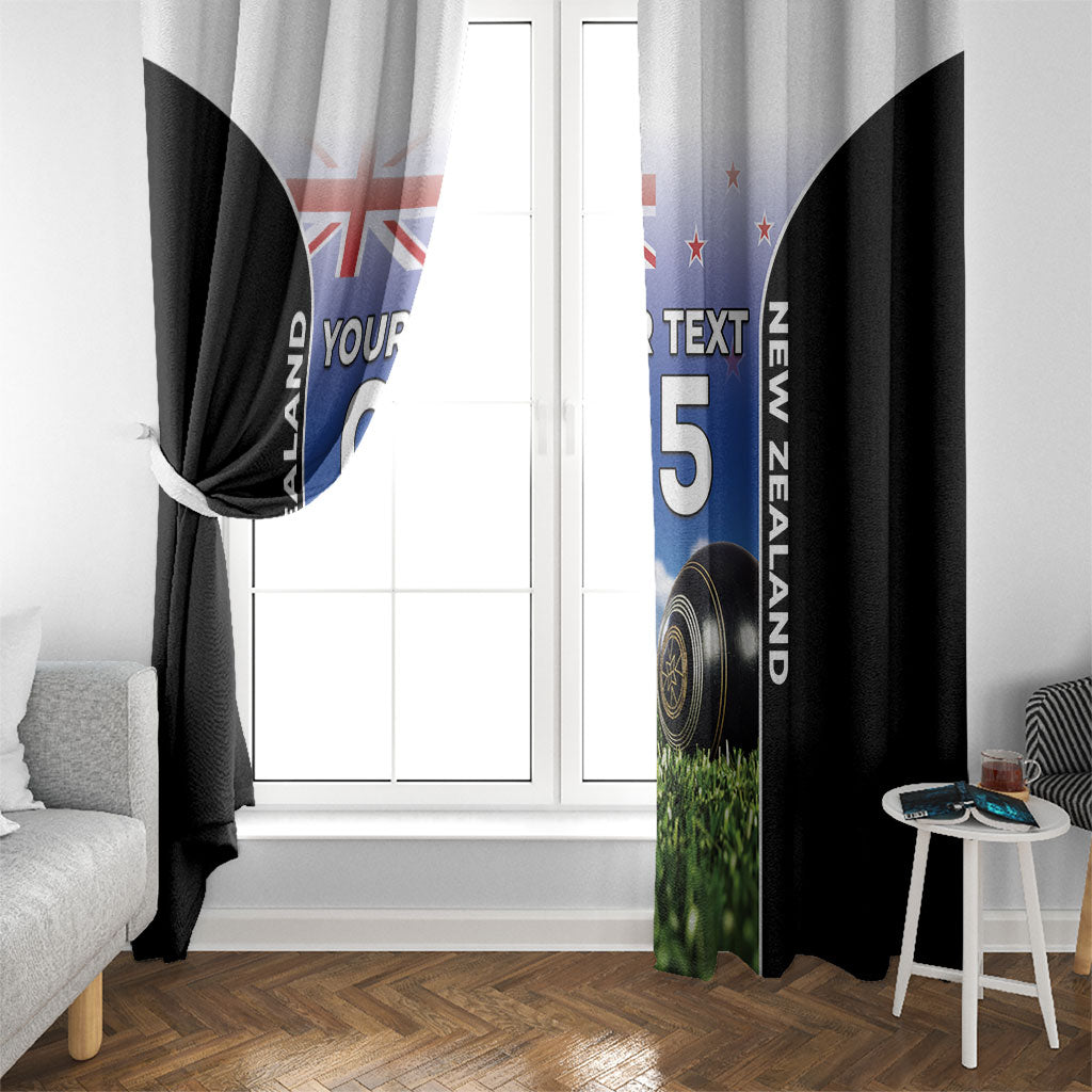 Custom New Zealand Lawn Bowls Window Curtain Unique Style