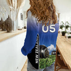 Custom New Zealand Lawn Bowls Women Casual Shirt Unique Style