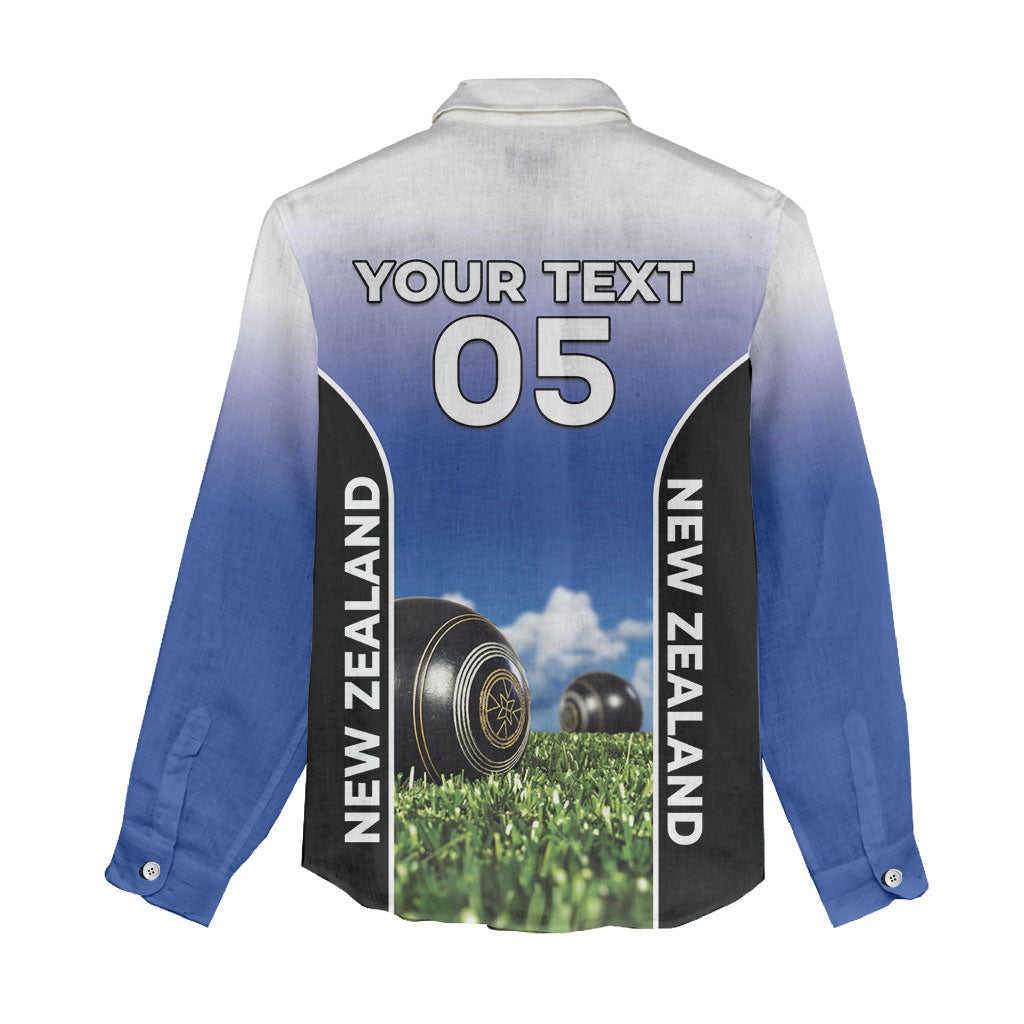 Custom New Zealand Lawn Bowls Women Casual Shirt Unique Style