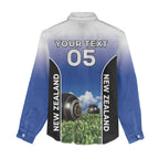Custom New Zealand Lawn Bowls Women Casual Shirt Unique Style