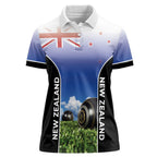 Custom New Zealand Lawn Bowls Women Polo Shirt Unique Style