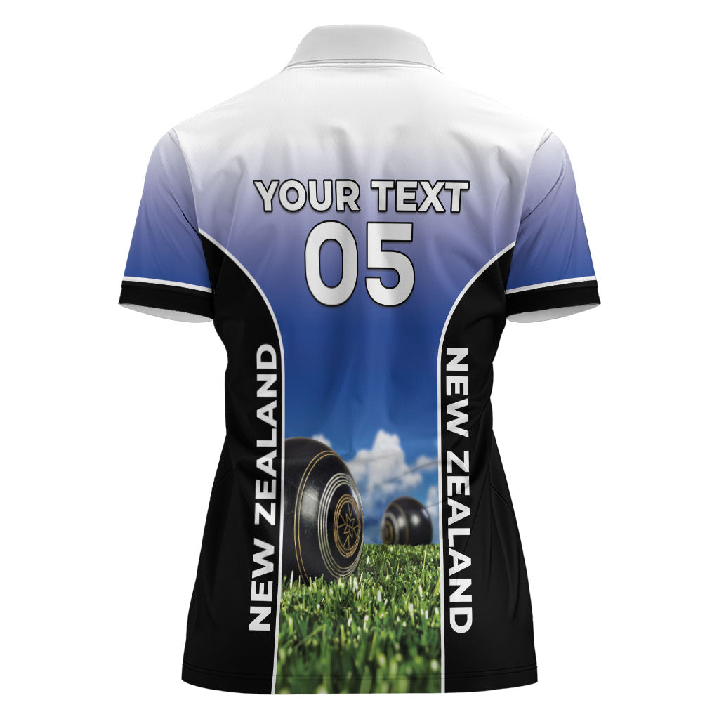 Custom New Zealand Lawn Bowls Women Polo Shirt Unique Style