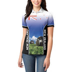Custom New Zealand Lawn Bowls Women Polo Shirt Unique Style