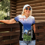 Custom New Zealand Lawn Bowls Women Polo Shirt Unique Style