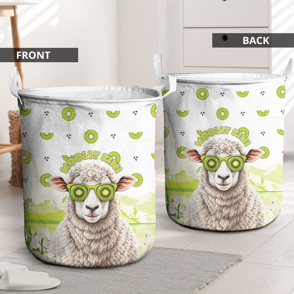 New Zealand Funny Woolly Kiwi Sheep Laundry Basket