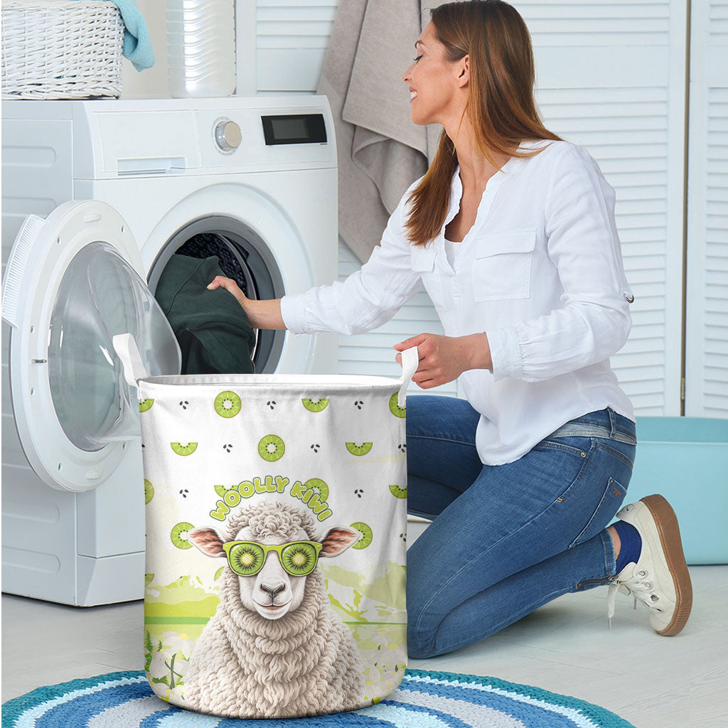 New Zealand Funny Woolly Kiwi Sheep Laundry Basket