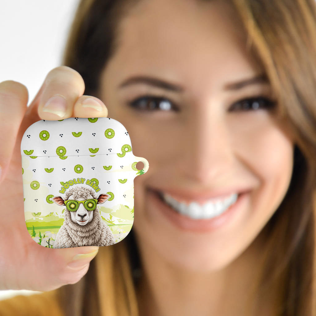 New Zealand Funny Woolly Kiwi Sheep AirPods Case
