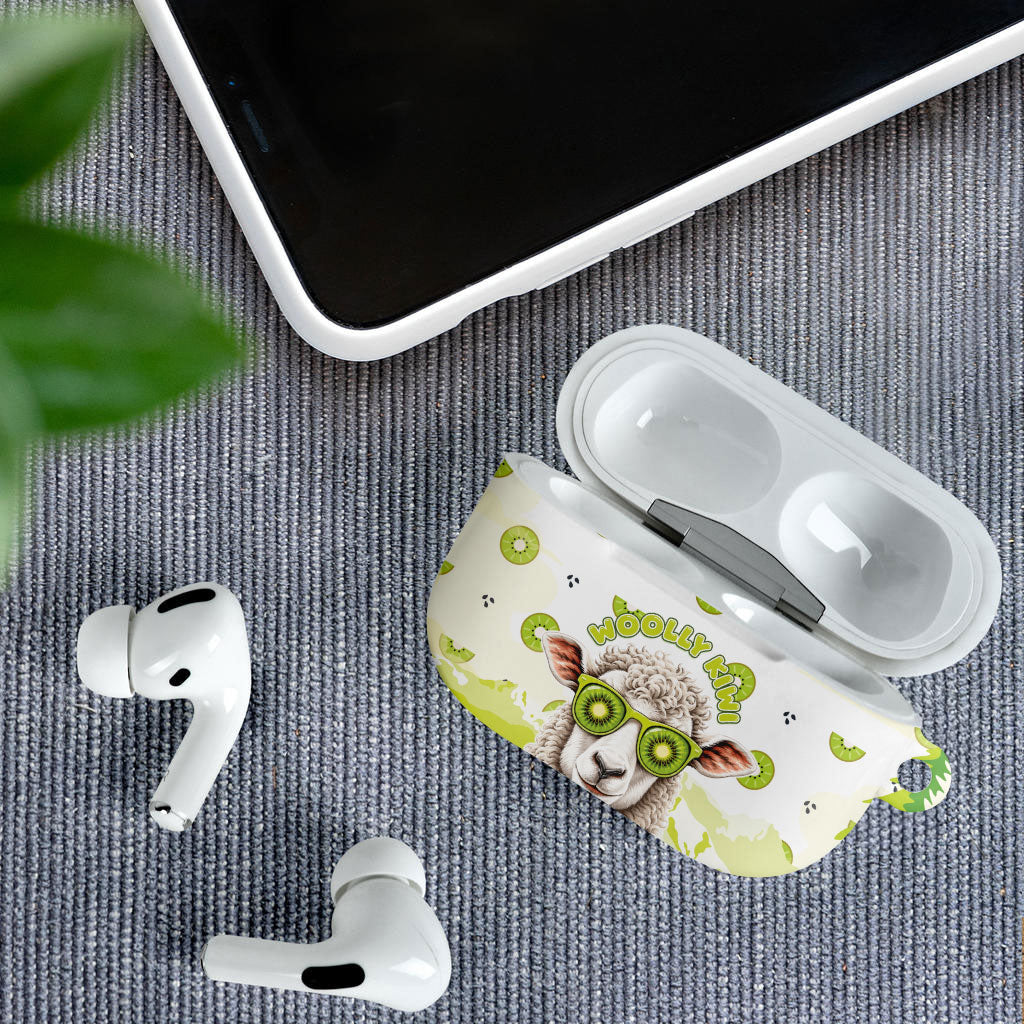 New Zealand Funny Woolly Kiwi Sheep AirPods Case
