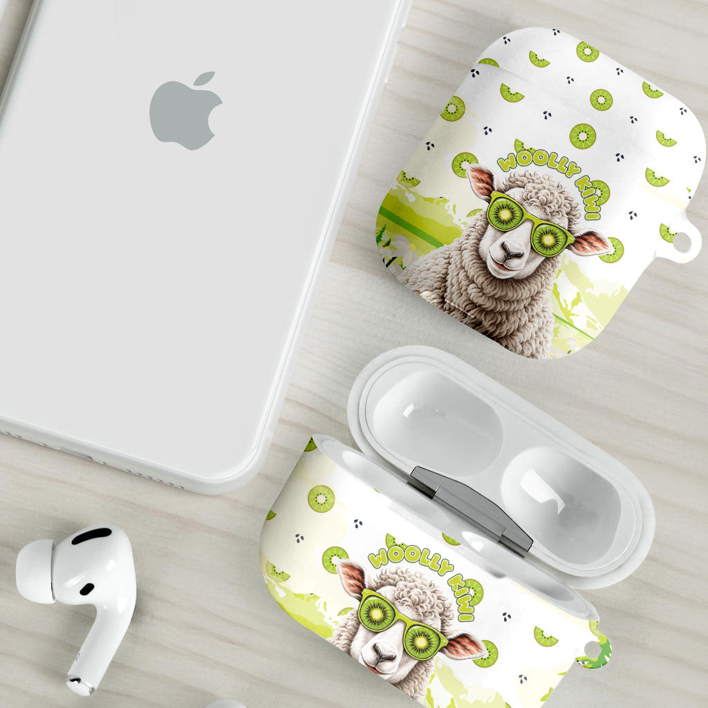 New Zealand Funny Woolly Kiwi Sheep AirPods Case