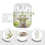 New Zealand Funny Woolly Kiwi Sheep AirPods Case