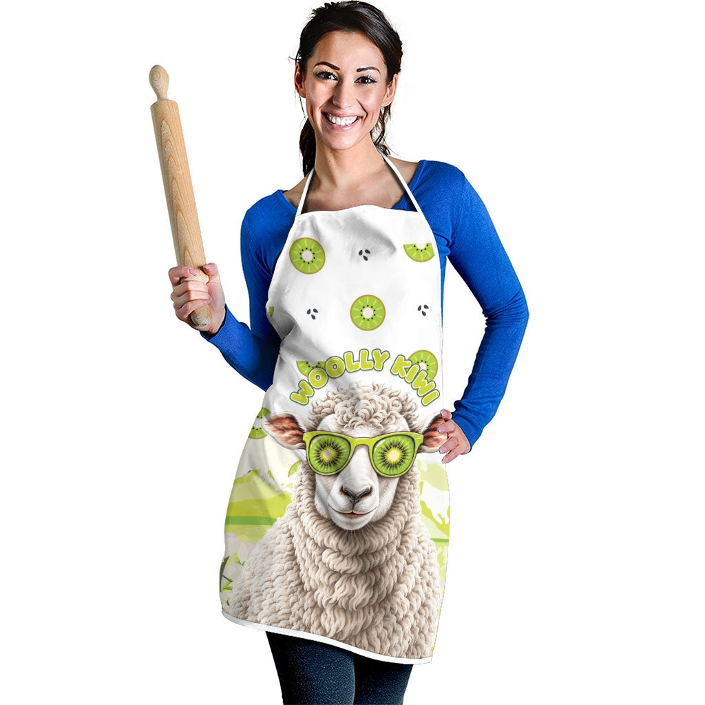 New Zealand Funny Woolly Kiwi Sheep Apron