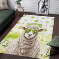 New Zealand Funny Woolly Kiwi Sheep Area Rug
