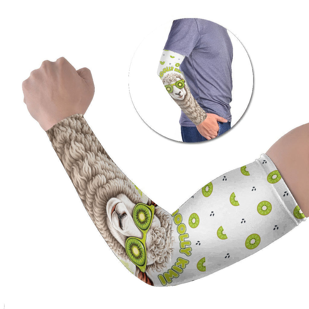 New Zealand Funny Woolly Kiwi Sheep Arm Sleeves