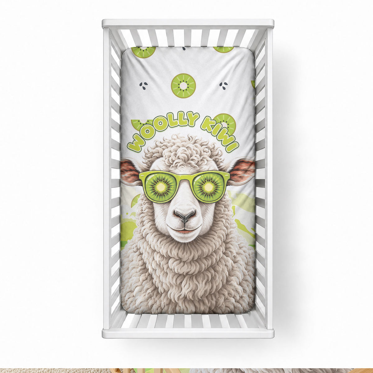 New Zealand Funny Woolly Kiwi Sheep Baby Bed Cover