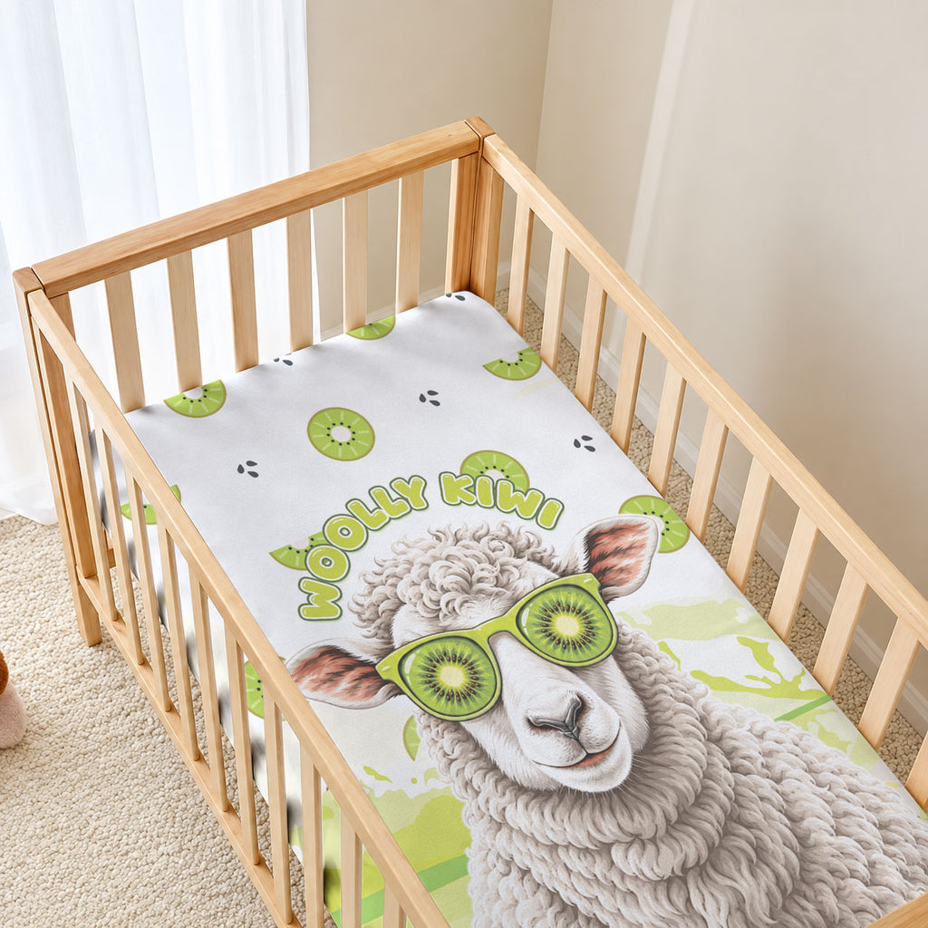 New Zealand Funny Woolly Kiwi Sheep Baby Bed Cover