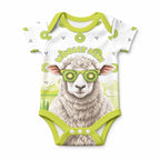 New Zealand Funny Woolly Kiwi Sheep Baby Onesie