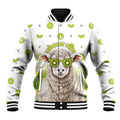 New Zealand Funny Woolly Kiwi Sheep Baseball Jacket