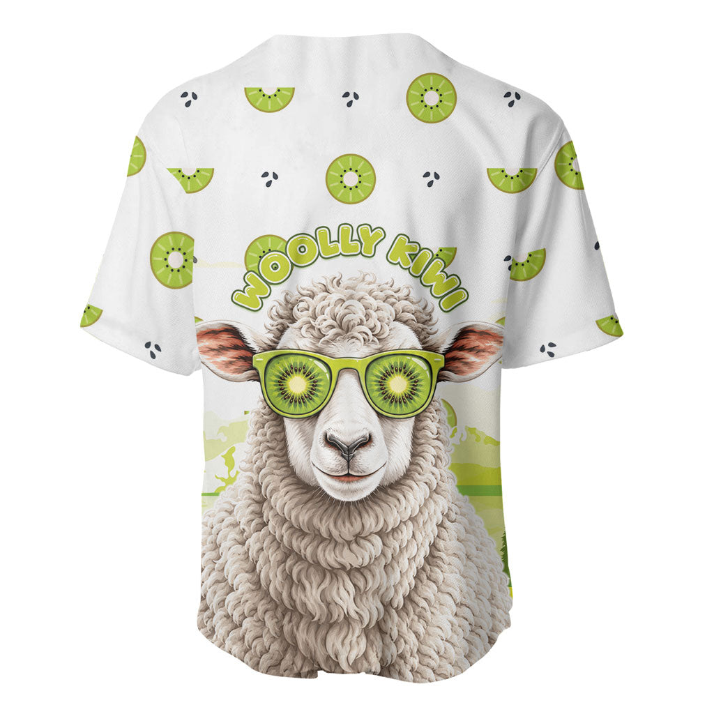 New Zealand Funny Woolly Kiwi Sheep Baseball Jersey