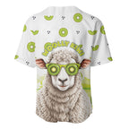 New Zealand Funny Woolly Kiwi Sheep Baseball Jersey
