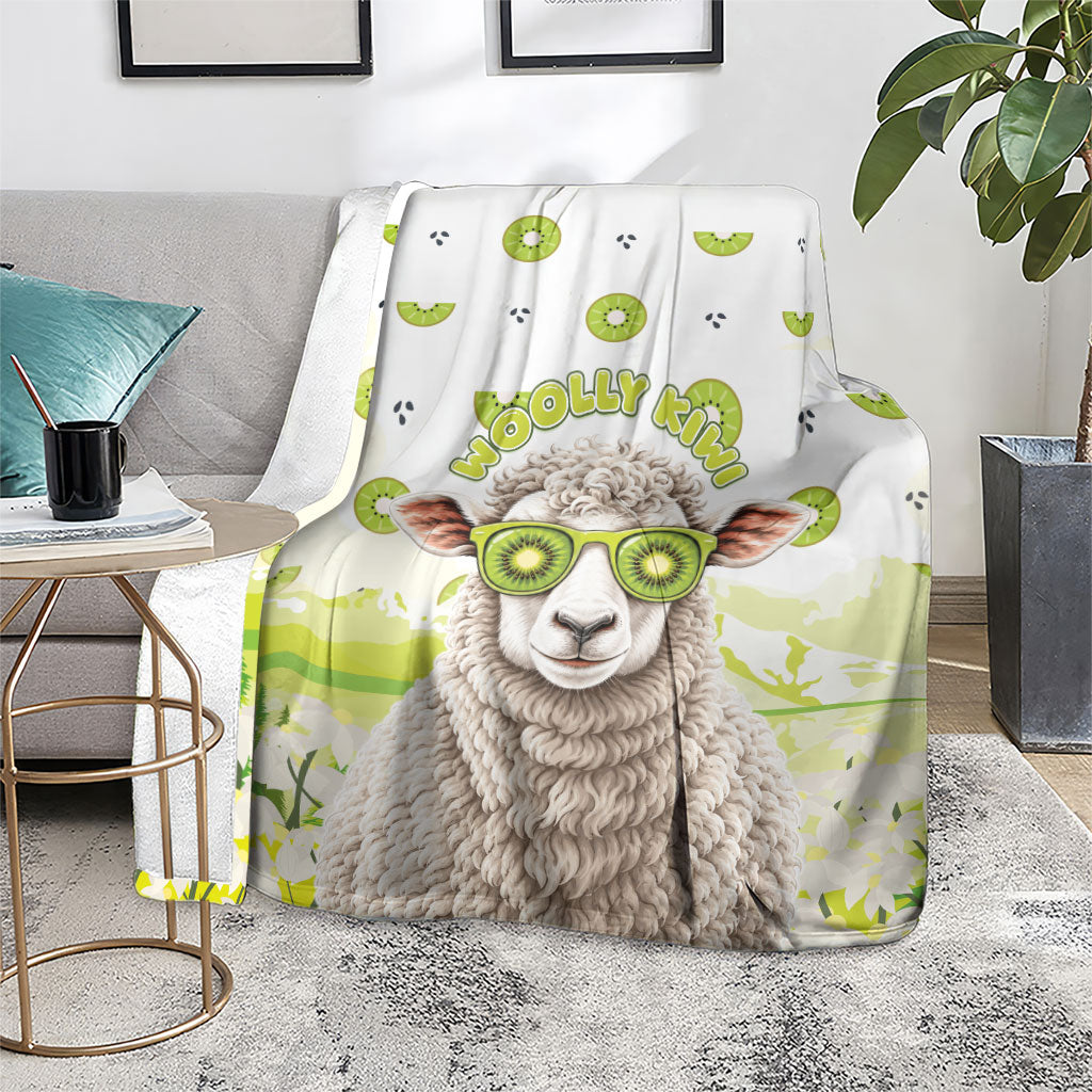 New Zealand Funny Woolly Kiwi Sheep Blanket