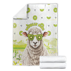 New Zealand Funny Woolly Kiwi Sheep Blanket